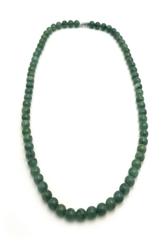 Collar de Jade - Perlas de Jade - 70-72 Perlas verdes 1