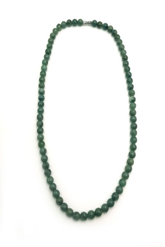 Collar de Jade - Perlas de Jade - 70-72 Perlas verdes 2