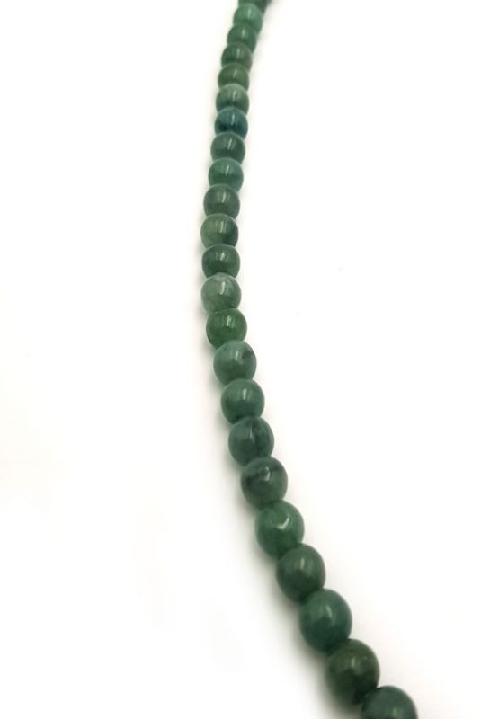 Collar de Jade - Perlas de Jade - 70-72 Perlas verdes 3