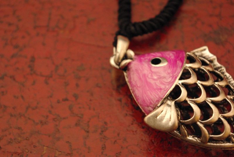 Collares Miao Pescado Rosa 3