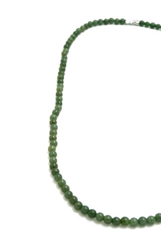 Collier en perles de Jade véritable Catégorie A - 110 Perles - 5mm 2