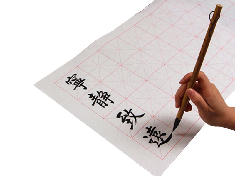 Conjunto de papel de arroz para caligrafía - 70x34cm 1