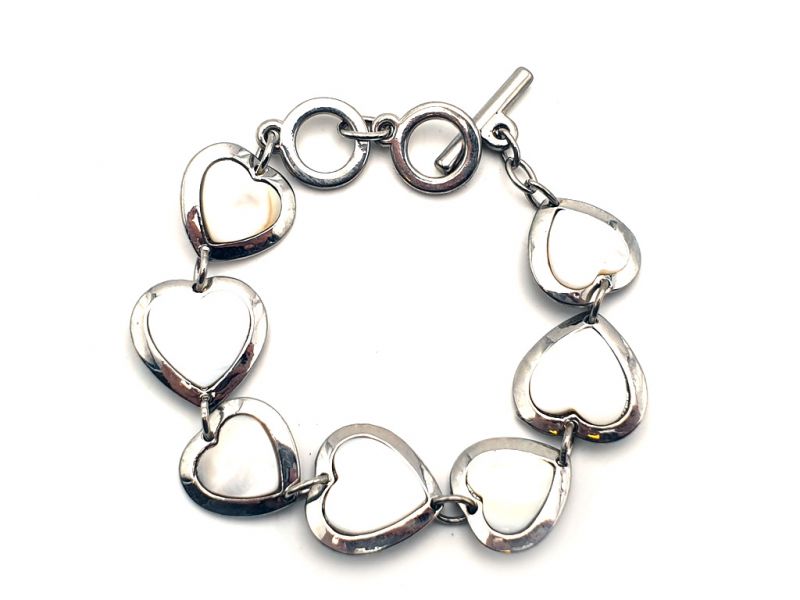 Corazón Pulsera Blanco 1