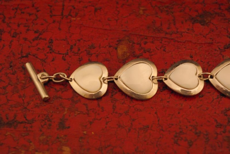 Corazón Pulsera Blanco 4