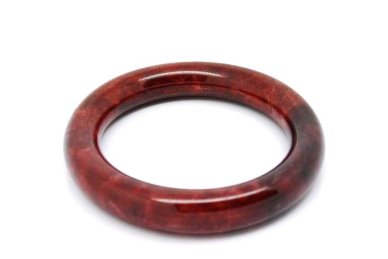 Dark Red Jade Bracelet 3