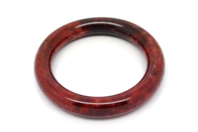 Dark Red Jade Bracelet 5