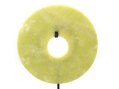 Disque Bi en Pierre 20cm - Blanc veiné - Exceptionnel