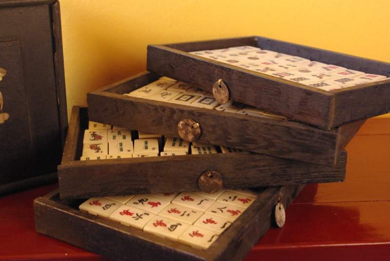 Diverse Artikel Alte chinesische Mahjong 2