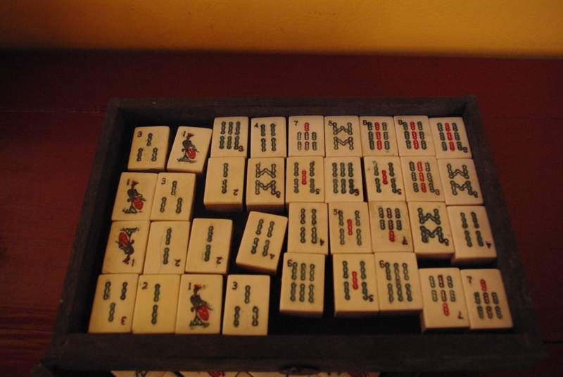 Diverse Artikel Alte chinesische Mahjong 4