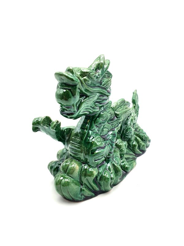 Dragón de porcelana - Dragón verde 2
