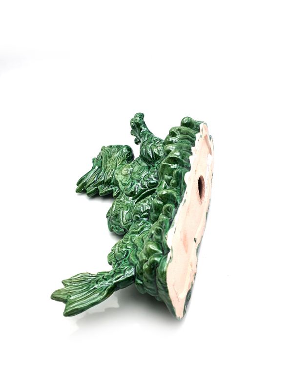 Dragon in porcelain - Green dragon 4