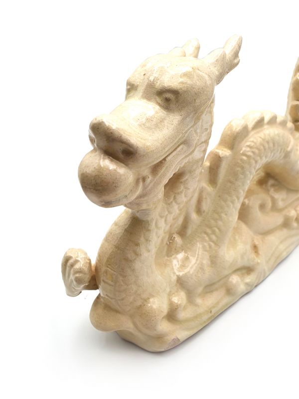 Dragon in porcelain - Large white Dragon 2