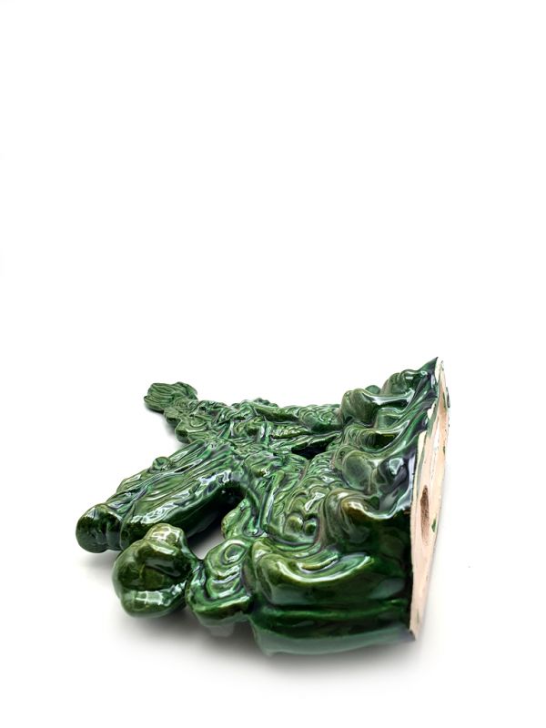 Dragon in porcelain - Little green dragon 4