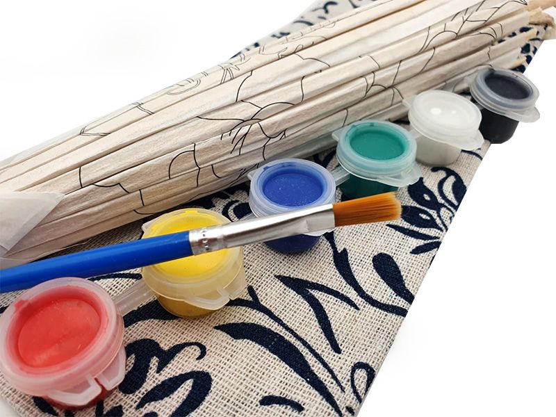 El paraguas para pintar - Infantil - DIY - Cerezo 4