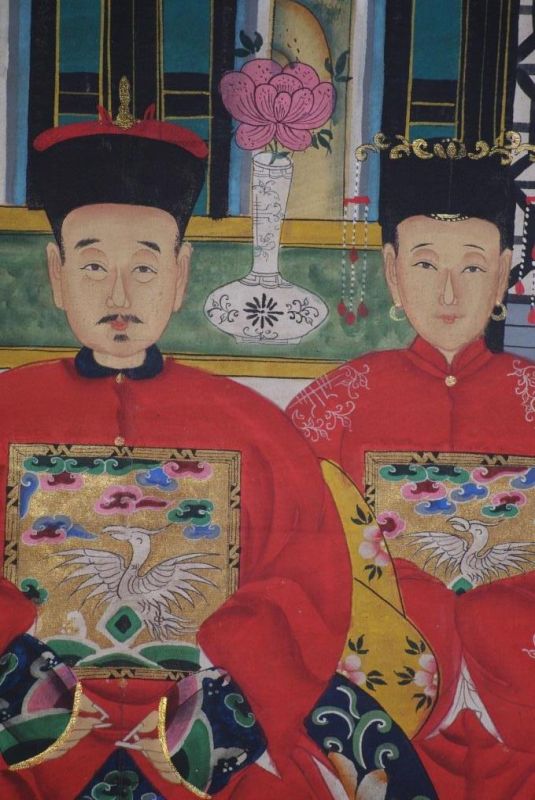 Emperadores Ancestros Dinastía Qing 3 Personas 4