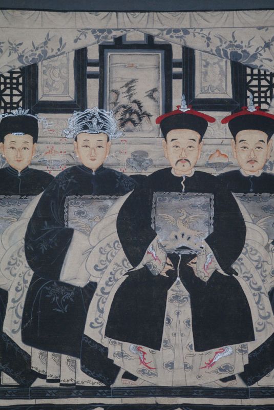 Emperadores Ancestros modernos Dinastía Qing 4 Personas 2