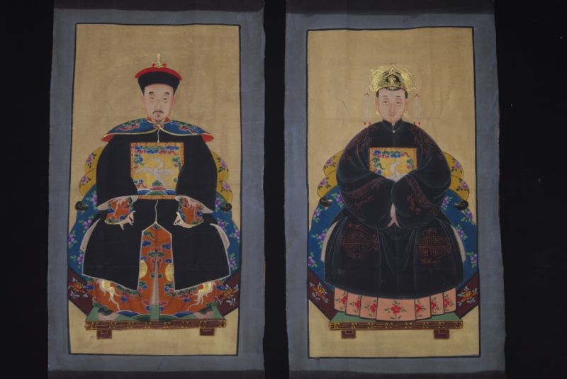 Emperadores Chinos Pintura China Negro 1