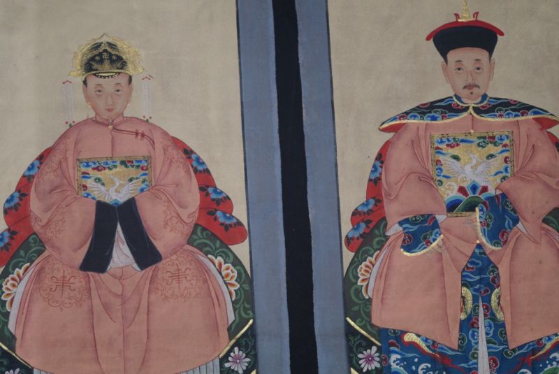 Emperadores Chinos Pintura China Rosa 2