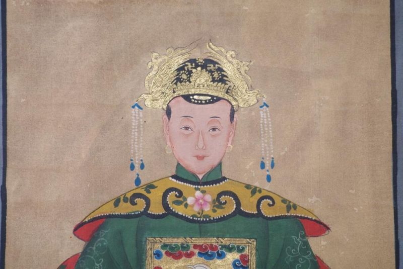 Emperadores Chinos Pintura China Verde Claro 3