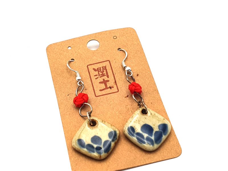 Emperor of Japan Earrings - Blue 4