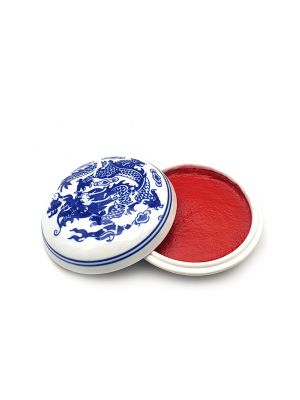 Encre de Chine rouge pour tampon / sceau chinois - Petit modèle
