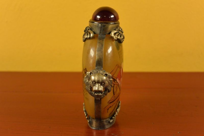 Erotica Chinese Glass Snuff Bottle Kamasutra 4 2
