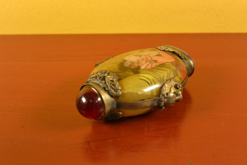 Erotica Chinese Glass Snuff Bottle Kamasutra 5 5