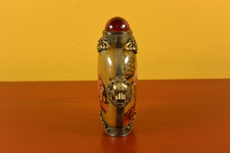 Erotica Chinese Glass Snuff Bottle Kamasutra 6 2