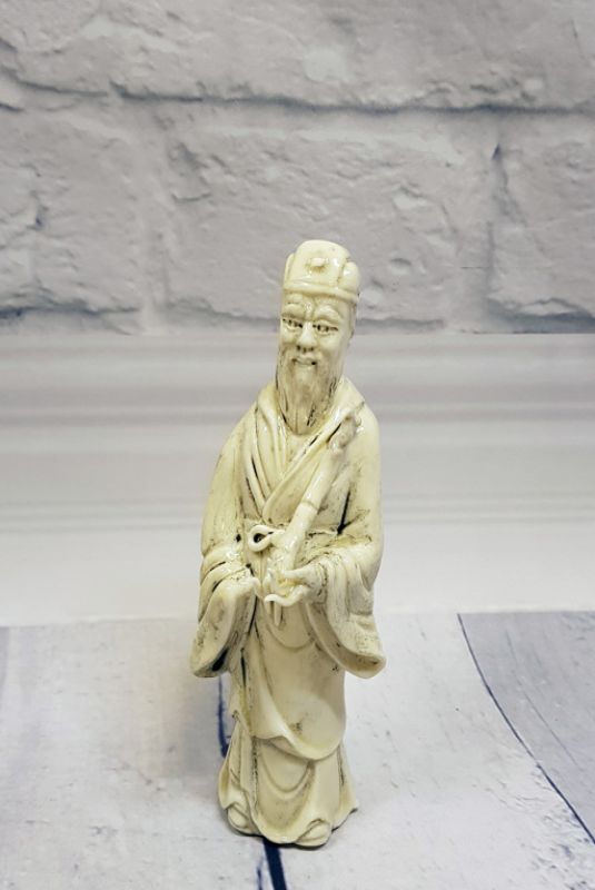 Estatua China Blanca - Porcelana Dehua 1