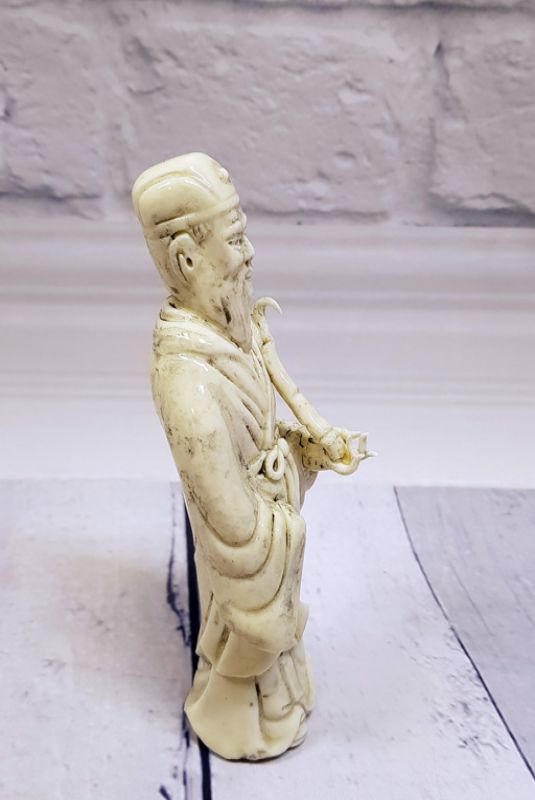 Estatua China Blanca - Porcelana Dehua 2