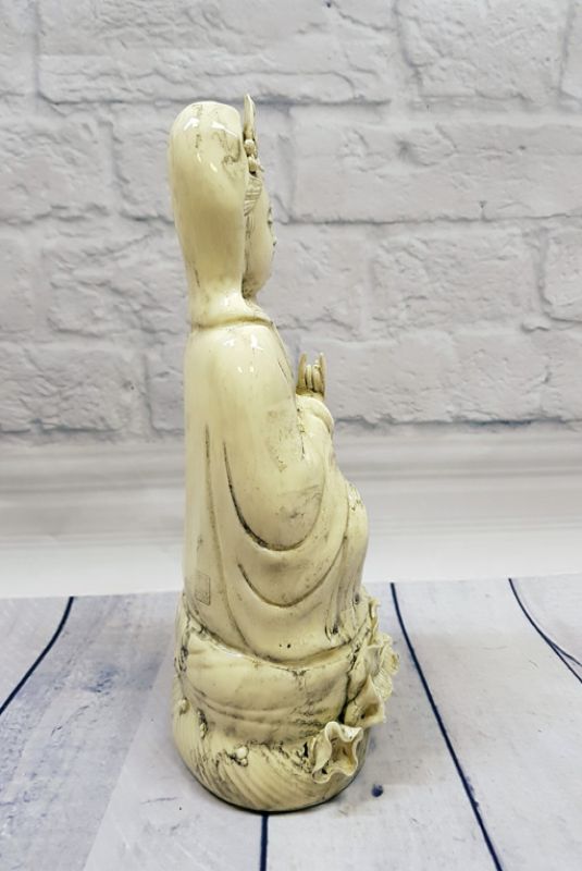 Estatua China Blanca - Porcelana Dehua - GuanYin 4