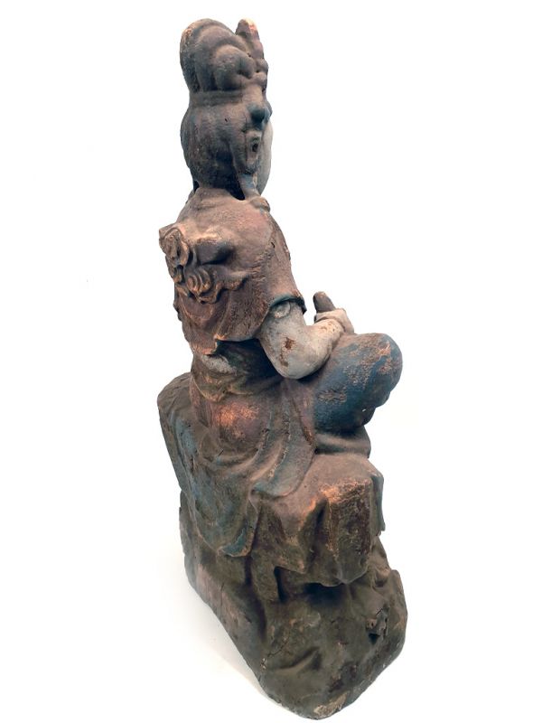 Estatua China de Madera - Diosa 4
