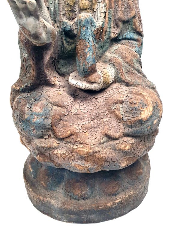 Estatua China de Madera GuanYin 3