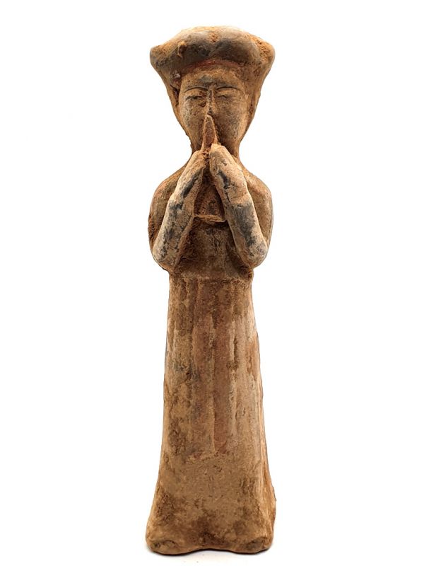 Estatua China de terracotta Flauta travesera 1