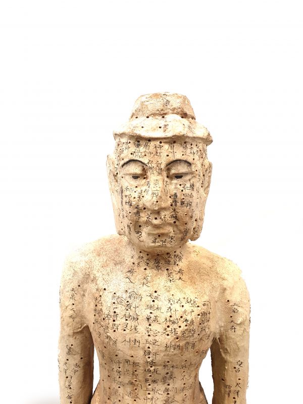 Estatua de acupuntura Masculino Medicina China - Madera 2