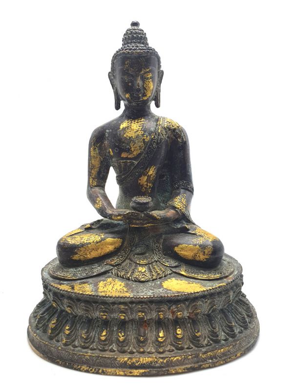 Estatua de bronce La meditación de Buda 1