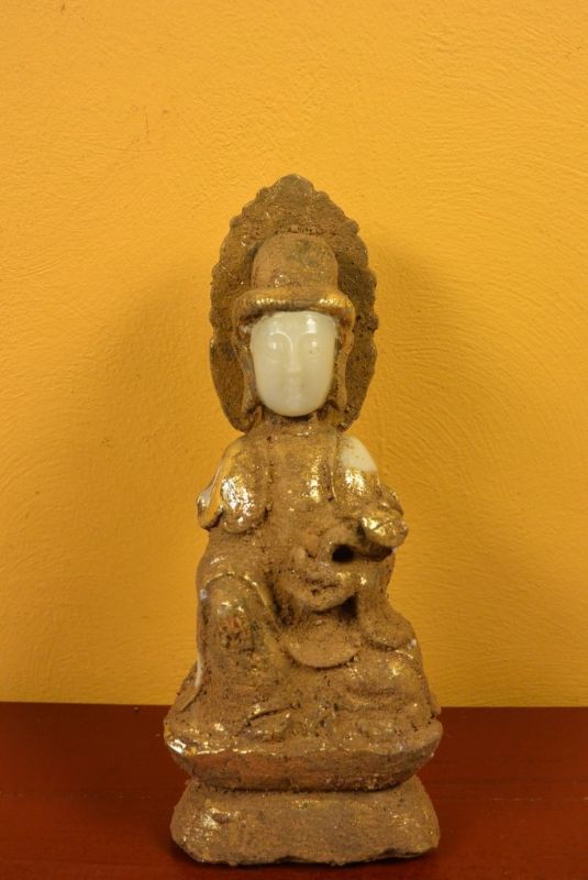 Estatua de jade Diosa Guanyin 1