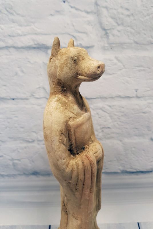 Estatua de terracota china - Astrología china - Perro 2