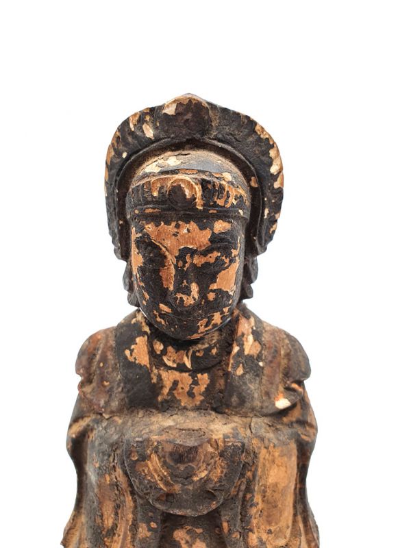 Estatua votiva china antigua - Dinastía de Qing - Dinastía Qing Pareja 2 2