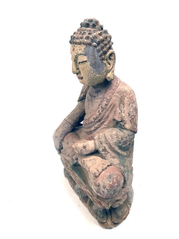 Estatuas Chinas de Madera Buda Chino 3