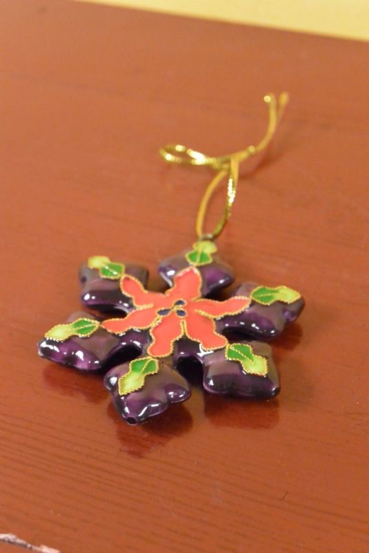 Estrella Cloisonné Púrpura 3