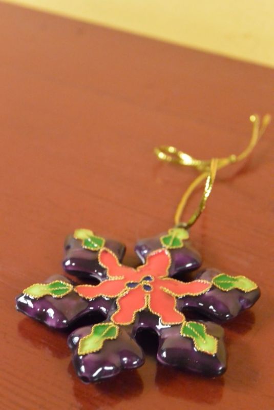 Estrella Cloisonné Púrpura 5