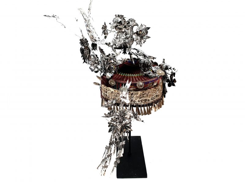Ethnic Headdress - Ethnic Hat - Miao Minority - Ceremonial headdress - Yunnan 4