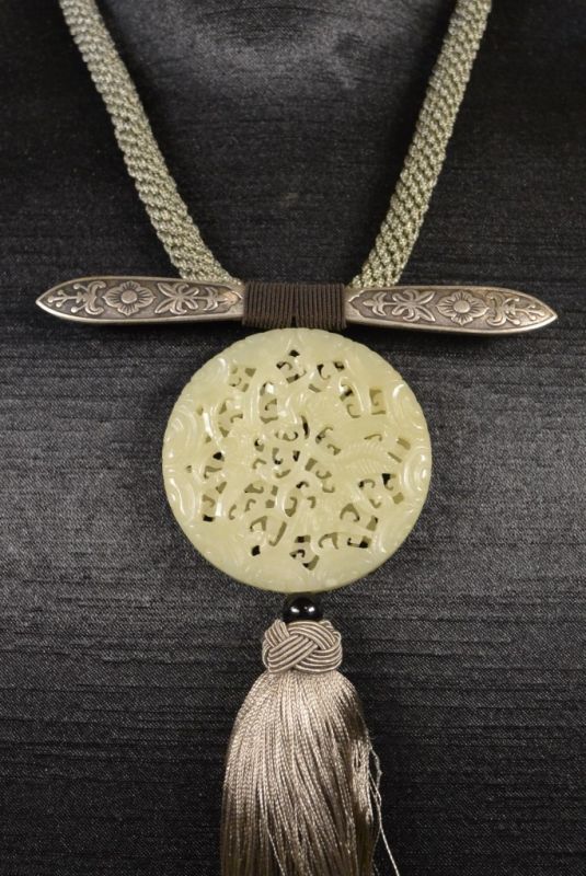Ethnic Jewellery Creations Jade and Silk Silver 4