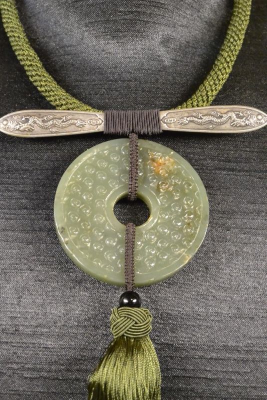 Ethnic Schmuckkreationen Jade und Seide Grün 3
