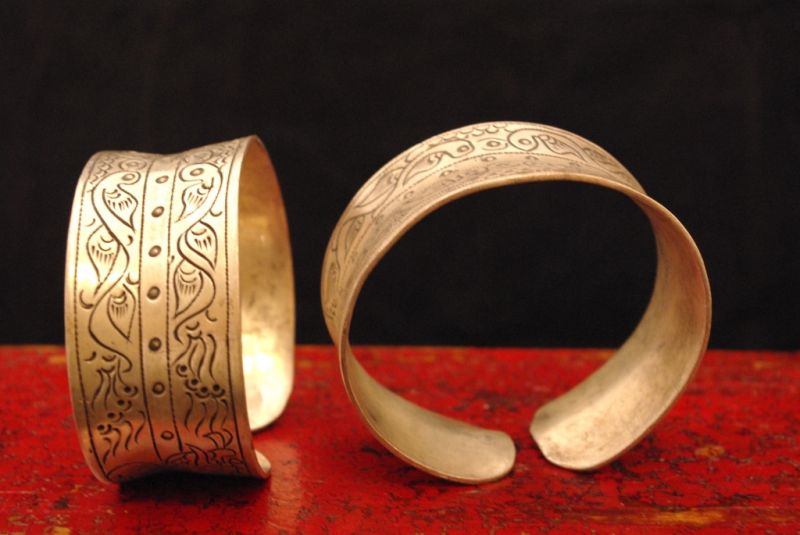 Ethnische Armbänder Gestochen chinesischen Motiven 5
