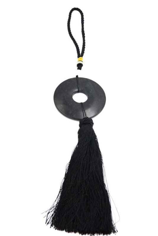 Feng Shui Chic Borla Jade Bi Negro 1