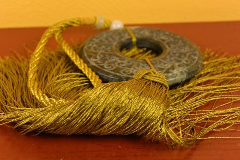 Feng Shui Chic Jade Schwarz und Gold 5