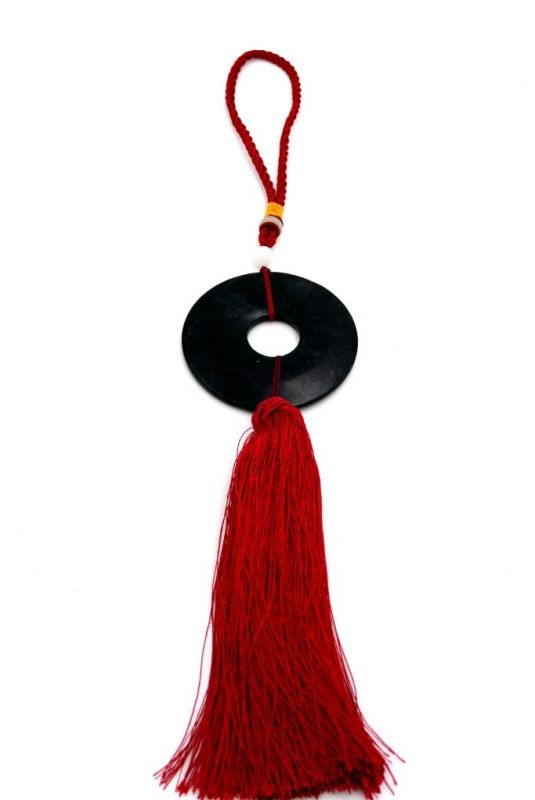 Feng Shui Chic Jade Tassel Red / Bi 2 1