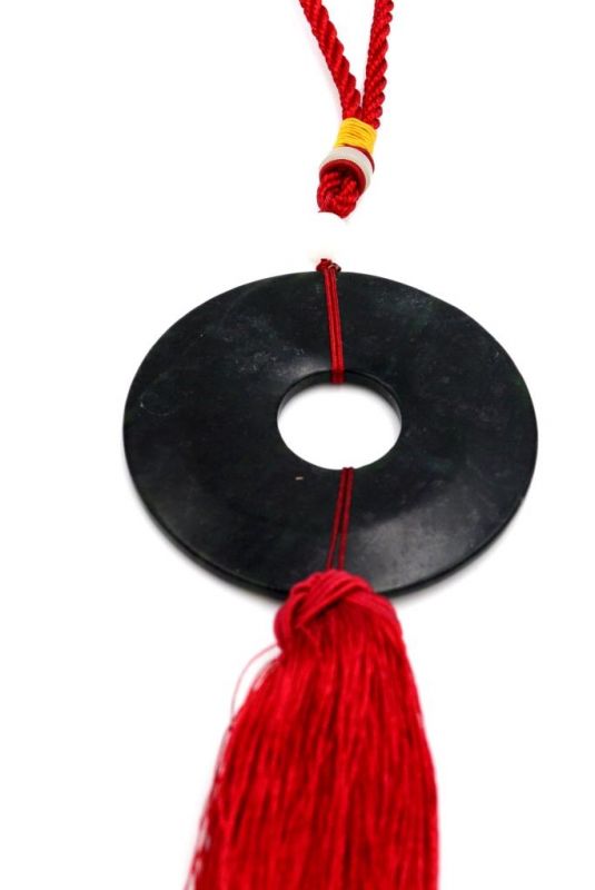 Feng Shui Chic Jade Tassel Red / Bi 2 2